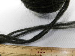 画像3: Y☆編み物『ウール100％しの糸２本引きそろえ糸』オリーブミックス1個80g☆