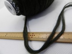 画像2: Y☆編み物『ウール100％しの糸２本引きそろえ糸』オリーブミックス1個80g☆