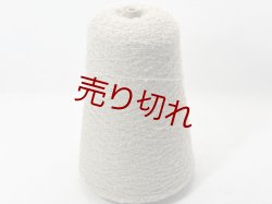 画像1: ☆変わり糸『ウール混リング糸』ライトベージュ1個350g☆