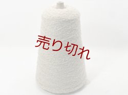 画像1: ☆変わり糸『ウール混リング糸』ライトベージュ1個280g☆
