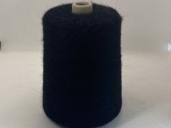画像1: Y特価☆『モヘア混タムタム糸2本ヨセ糸1/44×2』黒1個500g☆