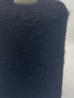画像2: Y特価☆『モヘア混タムタム糸2本ヨセ糸1/44×2』黒1個500g☆