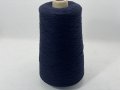 Y☆引き揃え糸『ウール100％2本ヨセ糸1/24×2』濃紺1個240g☆