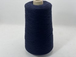 画像1: Y☆引き揃え糸『ウール100％2本ヨセ糸1/24×2』濃紺1個240g☆
