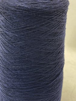 画像2: Y☆引き揃え糸『ウール100％2本ヨセ糸1/24×2』濃紺1個240g☆