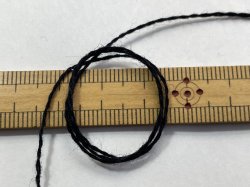 画像3: Y☆『アンゴラウール混２本撚糸2/26』黒1個380g☆