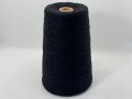 Y☆『アンゴラウール混２本撚糸2/26』黒1個380g☆