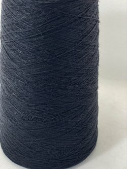 画像2: Y☆『アンゴラウール混２本撚糸2/26』黒1個380g☆