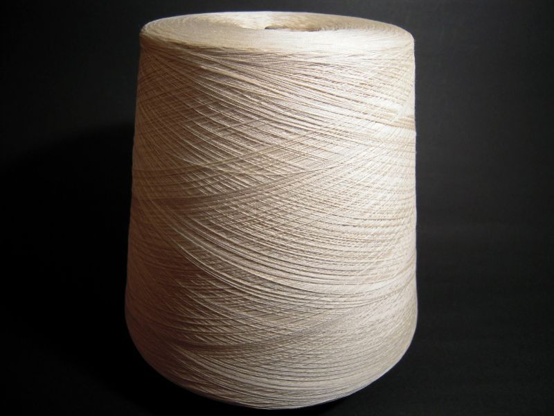 ☆高級極細綿糸『エジプトギザ綿100％糸』ベージュ1個900g☆ - いと市場