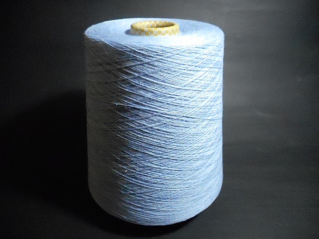 ☆高級イタリア糸『カシミヤコットン糸2/80』水色1個500g☆ - いと市場