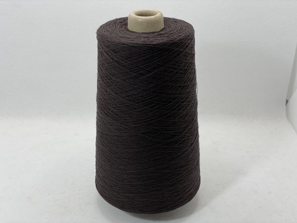 画像1: Y☆引き揃え糸『綿コットン100％2本ヨセ糸20/1×2』チョコレート1個300g☆ (1)