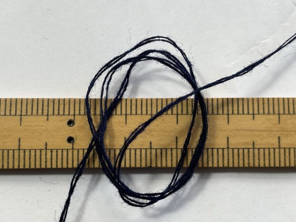 画像3: Y☆引き揃え糸『ウール100％2本ヨセ糸1/24×2』濃紺1個240g☆ (3)