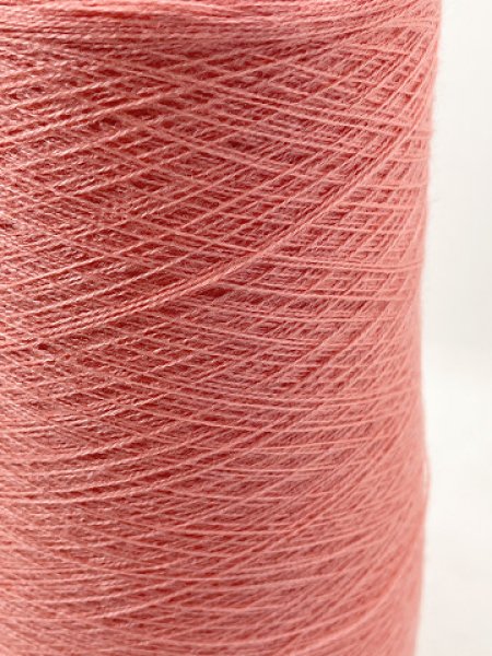 画像2: ☆定番『ウール混２本撚糸2/48』アプリコットピンク1個300g☆ (2)