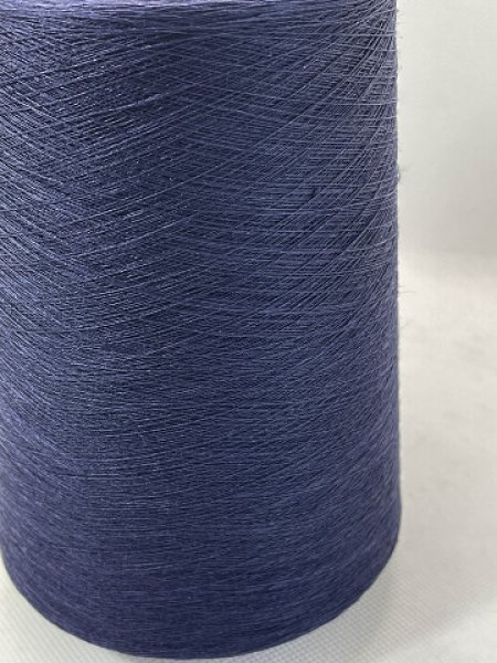 画像2: Y☆極細『綿麻糸』紺1個500g☆ (2)