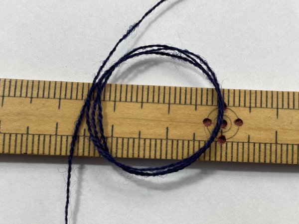 画像3: Y☆定番『ウール混２本撚糸2/48』ミッドナイトブルー1個300g☆ (3)